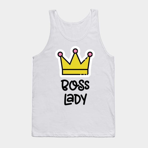 Boss Lady Tank Top by Pulpixel